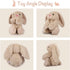 TCBunny 11" Baby Bunny Bedtime Stuffed Animal, Plush Easter Stuffers for Kids