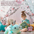 DYBFONO 10.8 Axolotl Plush Toy, Soft Cute Axolotl Stuffed Cotton Plush Pillow Kawaii Salamander Animal for Boys Girls