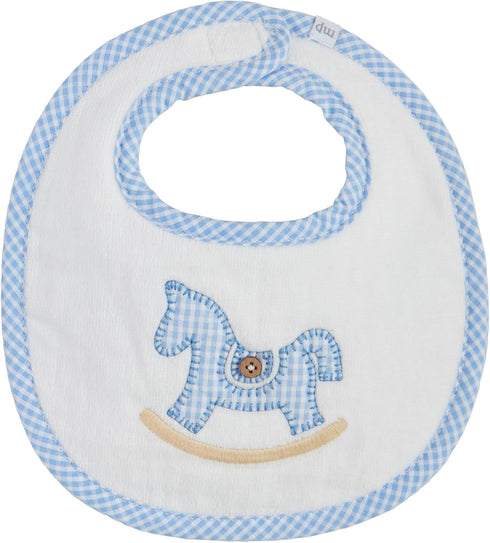 Mud Pie Children's Rocking Horse Bib; One Size Fits Most