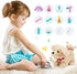Sotodik Set Set-Walking Pet Care Play Electric Vet Play ,Barking,Tail Wagging Little Plush Dog Grooming Toys with Puppy