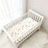 miaozhen 1 Pack 52x28 Cotton Crib Sheets for Baby Boys Girls Soft Stretchy Cute Cartoon Forestland Herbs Beige Crib