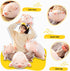 Cute Kawaii Pig Plush Pillows, Soft Stuffed Animal Hugging Pillow, Birthday Gifts for Girls (Round Eyes, 15.7in)