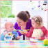 JaGely Kids Art Smocks Toddler Smock Waterproof Painting Aprons Children Apron with Long Sleeve Washable Bib for Baby
