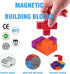 WorWoder 3D Set 7 54 Kids Magnetic Building Blocks Magic Magnetic Puzzle Cubes, of Multi Shapes Magnetic Blocks