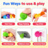16 Pack Sensory Fidget Toys Kids Adults: Textured Suction Toy - Sensory Toys for Autism Kids Calming - Quiet Fidgets