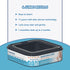 Fununcat 165 6 Pack Square Starter Refills Disposal Bags Refill Compatible with Diaper Genie Classic, Compact