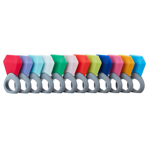 April Birthstone Teether Ring - INNOBABY TEETHIN' Smart Design