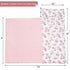 PHF Toddler Nap Mat, Floral Rollup Design with Removable Pillow & Minky Fleece Blanket, 50"x20"x2" for Kids
