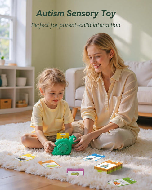 1-3, 31 Bilingual Spanish and English Talking Flash Cards for Toddlers Montessori Learning Toys with Themes, Pocket