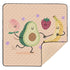 tplaotee Fruit Food Dance Funny Soft Padded Baby Care Play mat for Floor