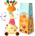 Dancing Talking Giraffe Toy for Baby Girl & Boy, Interactive Stuffed Animal