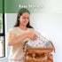 haakaa 100% (2pcs, 13" 27.5" Waterproof Changing Pad Liners, Cotton, Soft & Breathable x Honey Blossom+Vintage Garden)