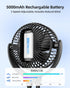 5000mAh 3-Speed 360 Koonie Portable Stroller Fan - Battery Operated, Flexible Clip-on Tripod, Rotate Flexible TripodUSB