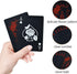 Joyoldelf Playing Cards - Waterproof Deck with Unique Pattern & Flower Backing, PVC Poker for Party, Game and Magic