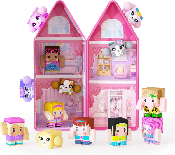 GobiDex Magnetic Figures Set- Portable Tin with Spinning Animals & Characters, STEM