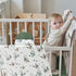 4 Set Oudain Piece Mallard Duck Crib Bedding Including Mallard Duck Crib Skirt, Blanket, Crib Sheet and Diaper Stacker