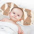 tplaotee 22x11in Skiing Brown Cotton burping Cloths for Babies Soft and Absorbent? Baby wash Cloth for Newborns boy