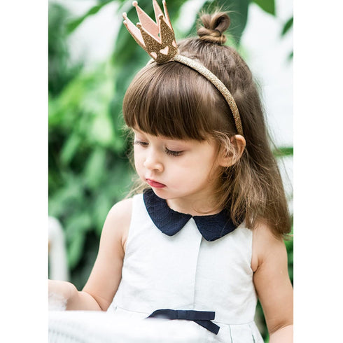 Ever Fairy Girls Shiny Crown Hairband - Princess Girl Crown Headband for Weddings