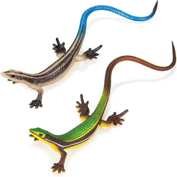 NAKIMO Plastic Lizard Toys Lizard Figurine Realistic Fake Lizards Artificial Model Reptile Toy