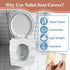 RAINFLOW 10 Pack Toilet Seat Covers Disposable Flushable - Portable Travel Toilet Seat Cover, Individually Wrapped