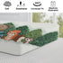 Woodland Animals Green Forest Changing Pad Covers, Soft Stretch Changing Table Mats 32''x16'' for Boys Girls Bear