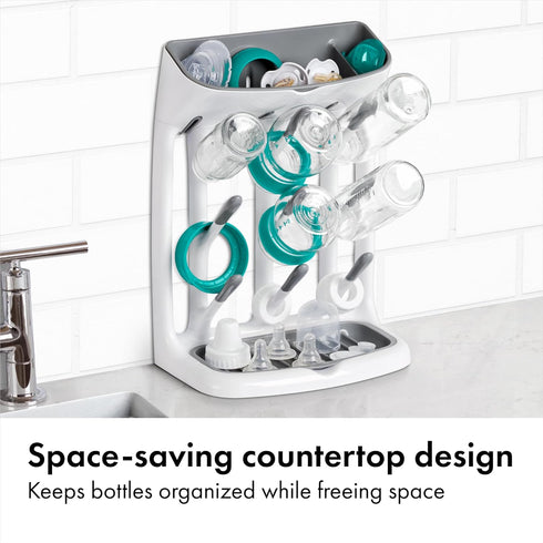 Compact OXO Tot Drying Rack for Baby Bottles