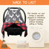 Dear Baby Gear Car Seat Canopy - Baby Carrier Cover - Infant Car Seat Cover - White Antlers, Plaid Red & Black