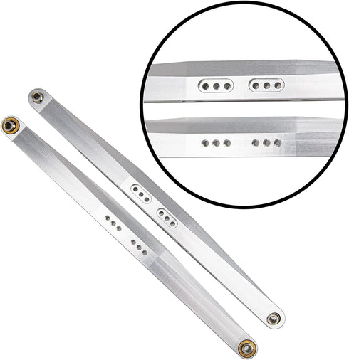 1/7 Share Goo Aluminum Alloy RC Rear Trailing Arms Lower Linkage,Rear Lower Suspension Link Compatible with Traxxas UDR
