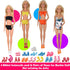 EuTengHao 78Pcs Doll Clothes and Accessories for 11.5 Inch Girl and 12 Inch Boy Dolls, Summer Style Outfits