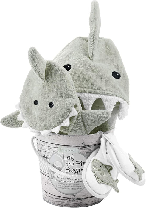 Baby Shark Baby Gift Set -Babies Bath Essentials, Newborn Baby Boy Gift,