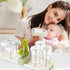 Lijroavy Kit7-in-1 Set Travel Baby Bottle Cleaner Baby Bottle Brush for Travel and Home, All-in-One Baby Bottle Washing