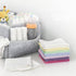 6 Pack 70% 30% 10"x10", Baby Girl Washcloths Bulk for Newborn, Extra Soft Face Bath Towel for Toddler, Absorbent Kids