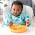 6-24 Bumkins Baby Bib and High Chair Cover Combination, for Mos, Girl or Boy Toddler, Long Sleeved for Babies, Baby Led