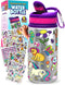 PURPLE LADYBUG Decorate Your Own Water Bottle Kit, Gifts for Girls Ages 4-8, Fun Craft Set