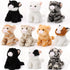 Lenwen 10 Pcs Cat Stuffed Animals Bulk, Soft Cuddly Plush Sets, Assorted Fluffy Kittens for Kids