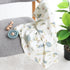 LifeTree Baby Swaddle Blanket, 70% Viscose from Bamboo and 30% Cotton Muslin, Boys Girls, Large 47" x 47" Sea Turtle