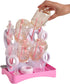 Generic Bottle Drying Rack - Folding Drainer, 16-Hook Organizer for Feeding Tubes, Kids