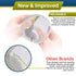 (4 Pack) Child Safety Door Knob Cover Hard-to-Remove Dual-Lock Door Handle Covers for Kids - Reusable Baby Proof Door