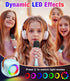 Pxzvd 2 Mini Karaoke Machine, Portable Bluetooth Speaker with Wireless Microphones for Kids & Adults, Karaoke