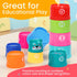 13 Set 10-Piece 612 13 (10Pcs) Educational Stacking Toys for Toddlers | Numbers & Alphabet Stacking Cups | Baby