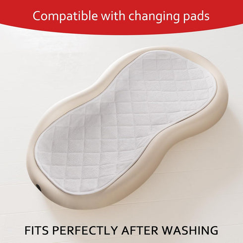 3 Pack Moonsea Quilted Thicker Changing Pad Liner Waterproof, Fit for Changing Table Liners are Warm On a Baby's Back