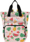 SPRIPORT Pineapple Ice Cream Pink Pattern Diaper Bag Backpack for Baby Boys Girls