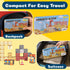 OAR Set 35 38 Magnetic Building Blocks for Toddlers PCS Mini Magnetic Blocks, Travel Magnetic Blocks Toy with Portable