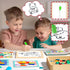 Set 248 4-8, 4 5 6 7 8 Wooden Magnetic Pattern Block with Cards & Pen, Pcs Montessori Creative Magnetic Puzzle Toys