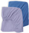Muslin Neutral Crib Sheets for Boys & Girls 2 Pack Blue Set
