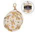 PYBUG Honey Bear Round Pacifier Storage Case, Polyester & TPU Lined with Hook Buckle, Pacifier Container Box for Baby