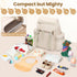 COOLREX Backpack Diaper Bag with Changing Pad, Pacifier Case & Stroller Straps, Insulated Pockets Water Resistant