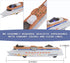 3-12+ OTONOPI Cruise Ship Model Toy Ocean Liner Boat Toy with Light and Sound for Kids Toddlers Boys Girls Adults Age