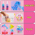20 24 70ML Golinkid Magic Water Elf Toy Kit, Bottles Molds Aqua Fairy Water Gel Kit with Sparkling Magic Gel Glow