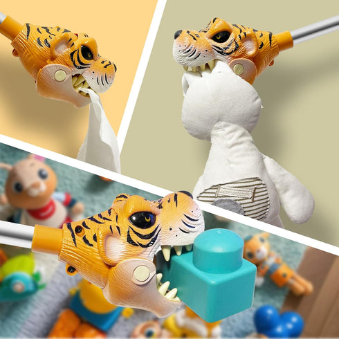 Pincher DINOBROS Tiger Grabber Toys Snapper Chomper Monster Reacher Robot Hand Animal Toy for Kids
